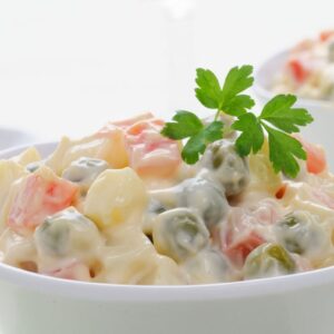 Milk And Fruit Salad