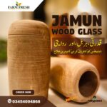 Farm Fresh Premium Jamun Wood Glass